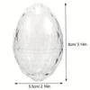 10Pcs Transparent Plastic Easter Egg Candy Boxes Chocolate Gift Packing for Easter Baby Shower Birthday Party Decor