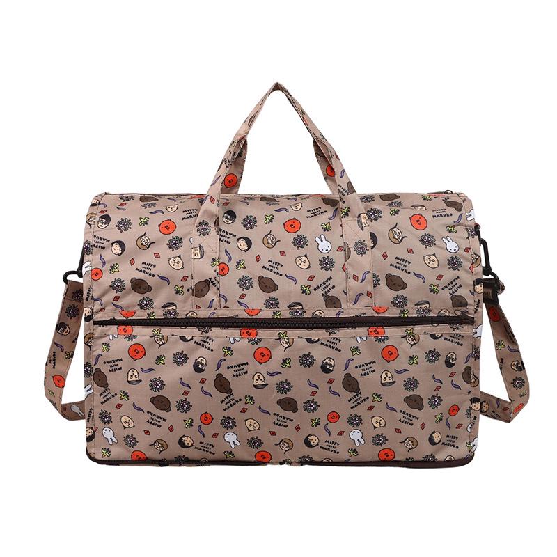 Large Capacity Lightweight Foldable Water-Resistant Cartoon Travel Duffle Handbag