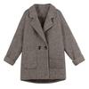 Women's 2025 Spring Woolen Slim Fit Jacket - Korean & British Style
