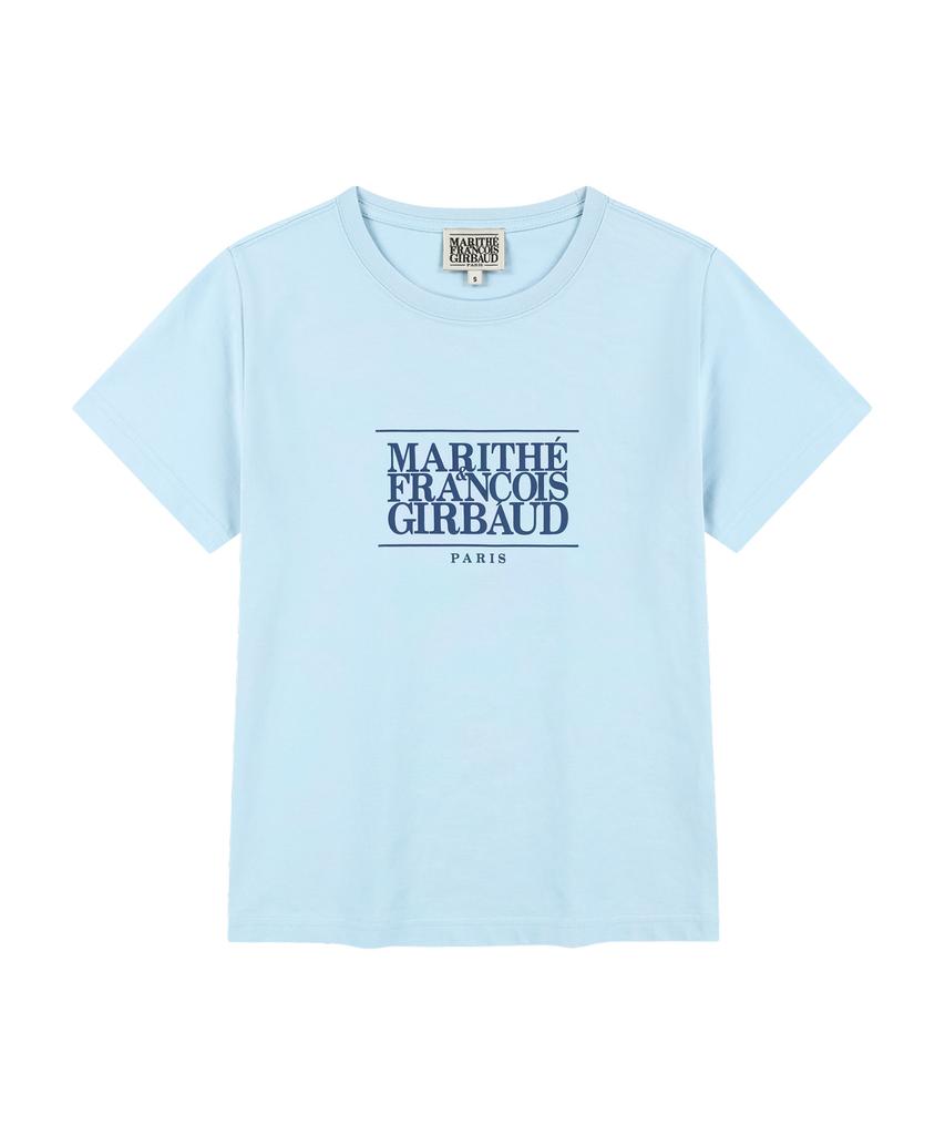 Malittepeulangsowajeobeo W Classic Logo Tee Ice Blue