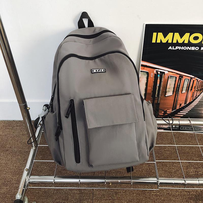 Large Capacity Women's Backpack Men's Leisure Travel Backpack Commuter Versatile College Student Junior High School Student School Bag