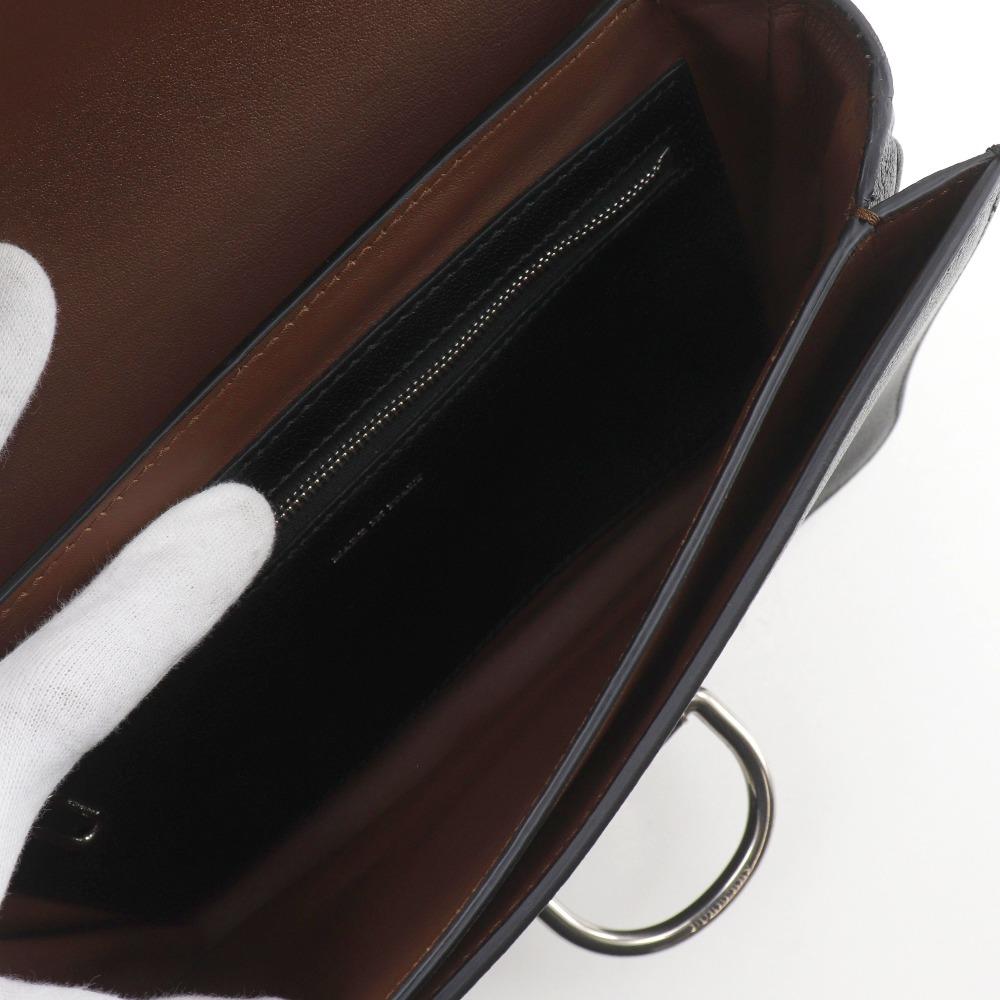 Burberry D-Ring Umhängetasche Farbe Braun / Schwarz Kalbsleder Damen Gebraucht