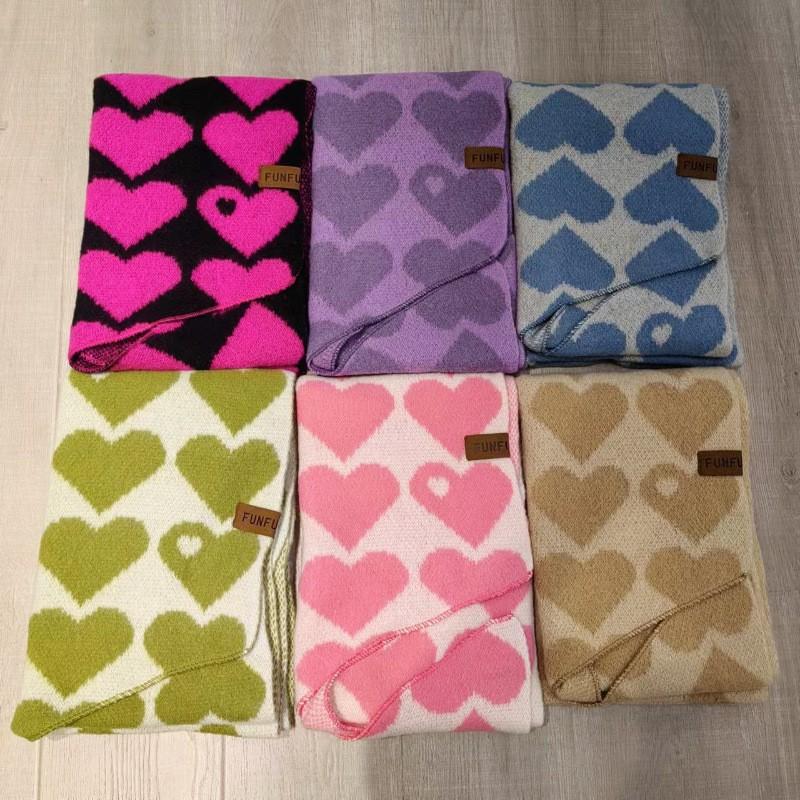 

Autumn and winter new scarf women s high-end sense thickened lengthened warm knitted versatile shawl scarf 55*180cm фиолетовый