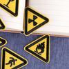 Firefighting Triangle Embroidered Patch - Sew-on Fabric Emblem for Clothing Accessories