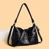 Soft Leather Underarm Shoulder Bag Mother Bag Women's Multi-Layer Large Capacity Crossbody Bag