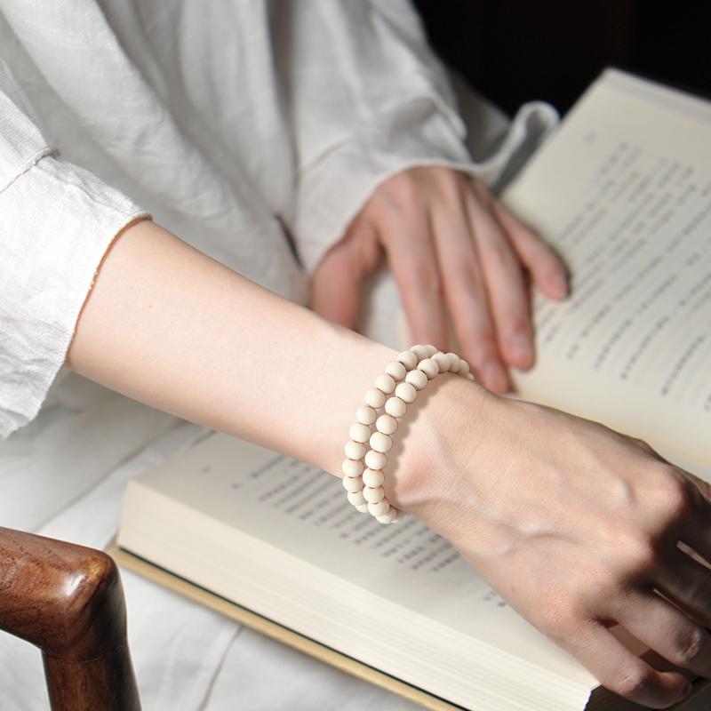 6mm 8mm Handmade Wooden Beaded Unprocessed Natural Wood Beads Bulk Beaded Garland Lace Jewelry Making DIY Farmhouse Decor