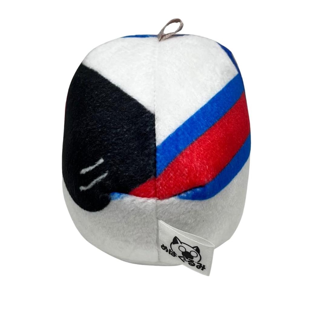 Mehagurumi Polandball Plush Toy from the Danish Faroe Islands