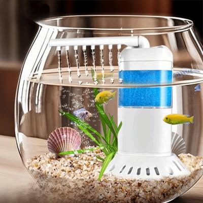 Wall-Mounted Fish Tank Submersible Filter Extendable Low-Water-Level Aquarium Filter  Turtle Tanks