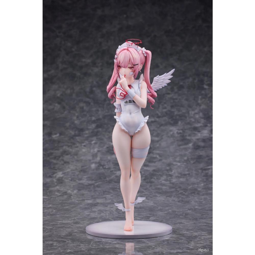 26CM Tsukiyomi Ai Minarai Nurse Bunny Ver Girl Native Figure PVC Anime Action Toy Game Statue Collection Model Adult Doll Gift