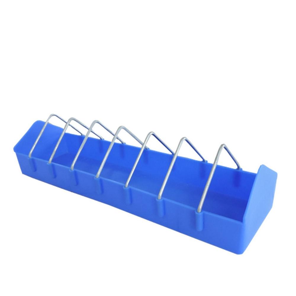 Bird Quail Durable Chicken Duck Pigeon Feeder Food Dispenser Feeding Dish Slot Container