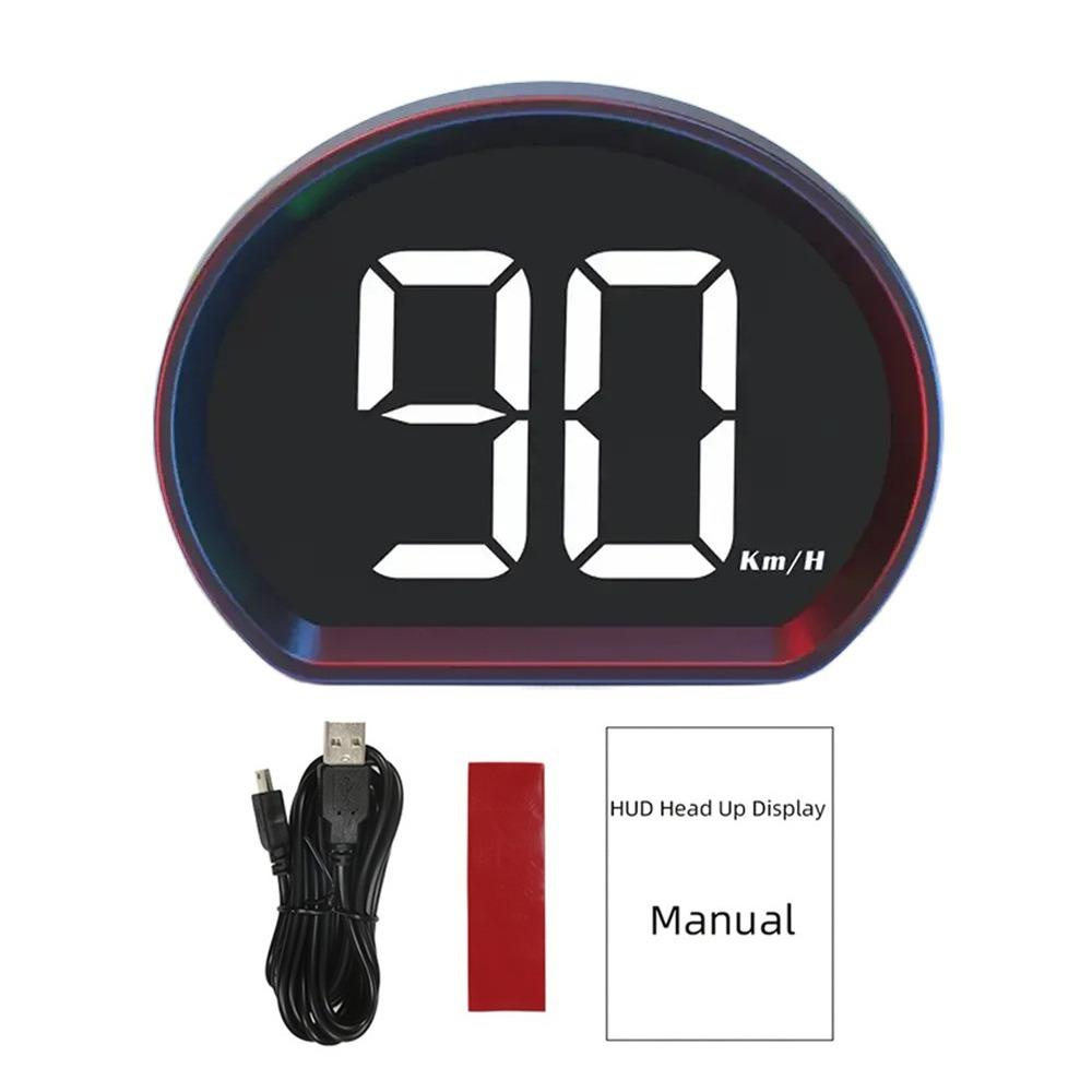 

КМ/Ч МИ/Ч GPS Автомобильный Цифровой Спидометр Универсальная Совместимость Проектор Скорости на Лобовое Стекло Тахометр KM/H - White