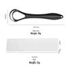Stainless Steel Double-Layer Tongue Scraper for Adults - Relieves Bad Breath & Deep Cleans
