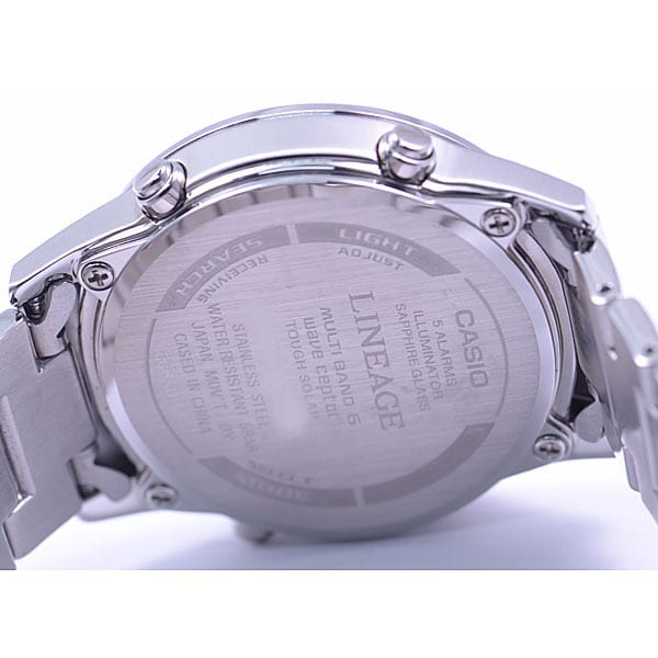 Casio LINEAGE LCW-M170D-1AJF [LINEAGE Solar Radio-controlled Watch 3H Combination Stainless Band Saphire]
