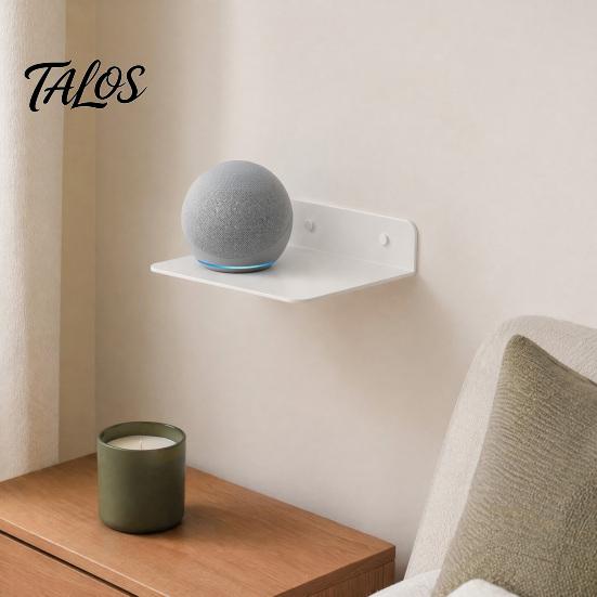 Modern Home Decor Wall Accessories Mounted Floating Shelves Set, Durable Acrylic Ledge Shelves, Space Adhesive for Figures Saving Storage Security