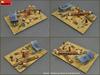 Miniart 1/35 Scale Railway Construction Tools and Equipment: Sleepers, Shovel, Wrench, Etc. Plastic Model MA35572