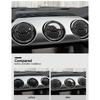 9Pcs Carbon Fiber Interior Air Vent Outlet Cover Trim For Ford Mustang 2015-