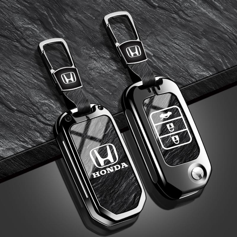 JBH4 New Car Remote Key Case Cover TPU Shell Accessories For Honda Civic HRV XRV CRV CR-V Crider Odyssey Pilot Fit Accord Protector