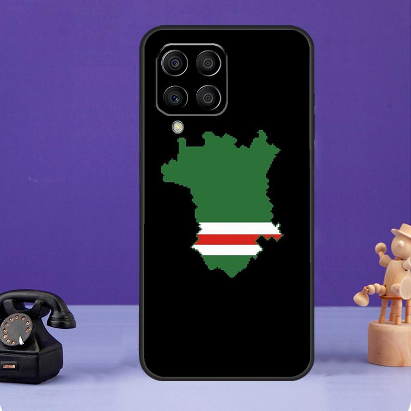 Tschetschenische Flagge Fall Für Samsung Galaxy M54 M34 M14 M21 M31 M51 M12 M32 M52 M13 M33 M53 M30s M31s M20 M55