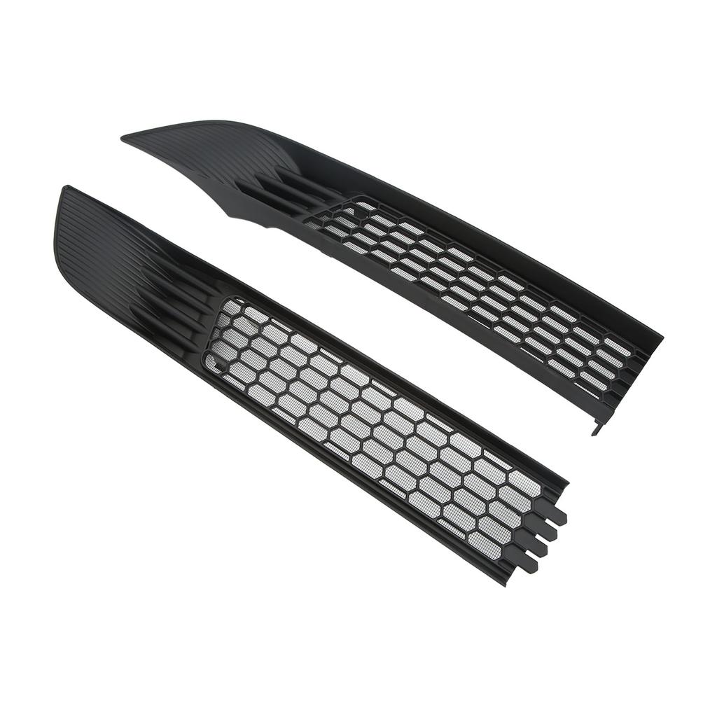Front Bumper Grille Anti Insect Matte Black Air Inlet Vent Cover Replacement for Tesla Model Y 2019‑2022