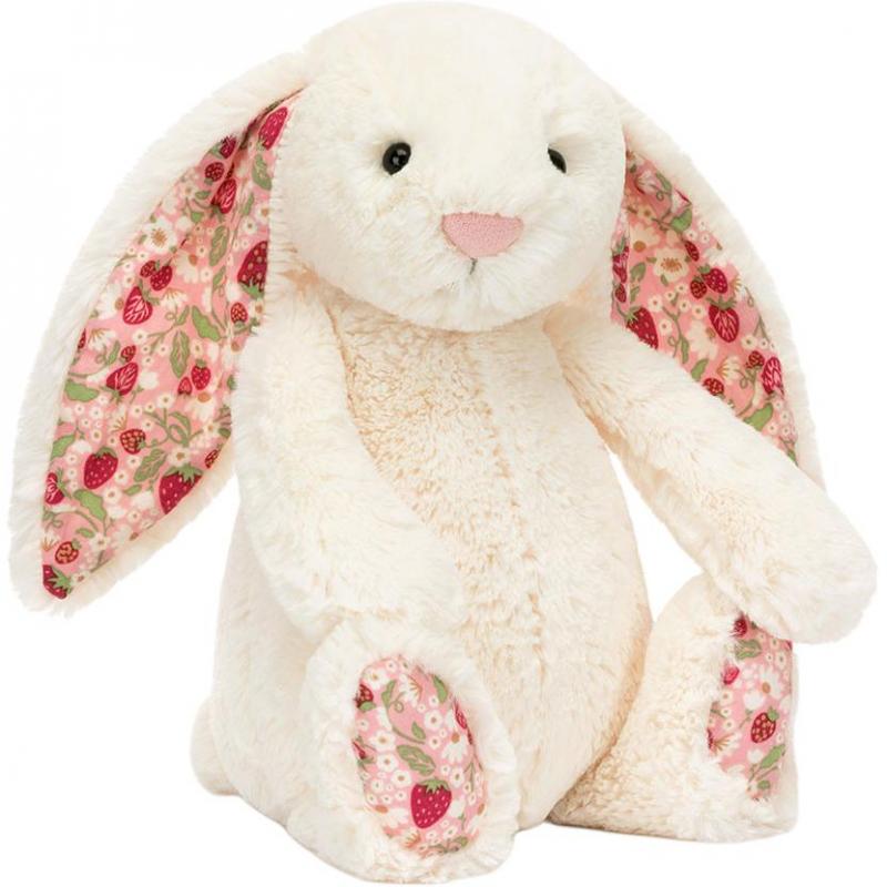 Jellycat Easter Series Berry Floral Bonnie Rabbit Cute Doll Plush Doll Sitting Height 15cm/23cm Height