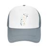 Whimsical Floral Paw Breeze Burst Mesh Baseball Cap Casual Hat Outdoor  For Womens Unisex FeUnisex