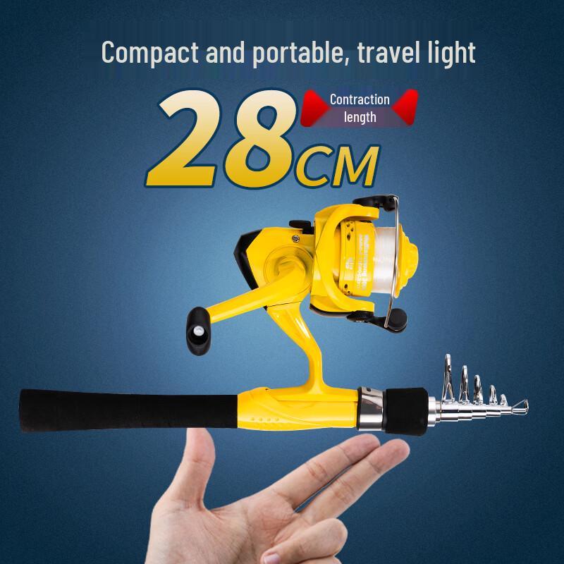 Portable Mini Sea Fishing Rod Set