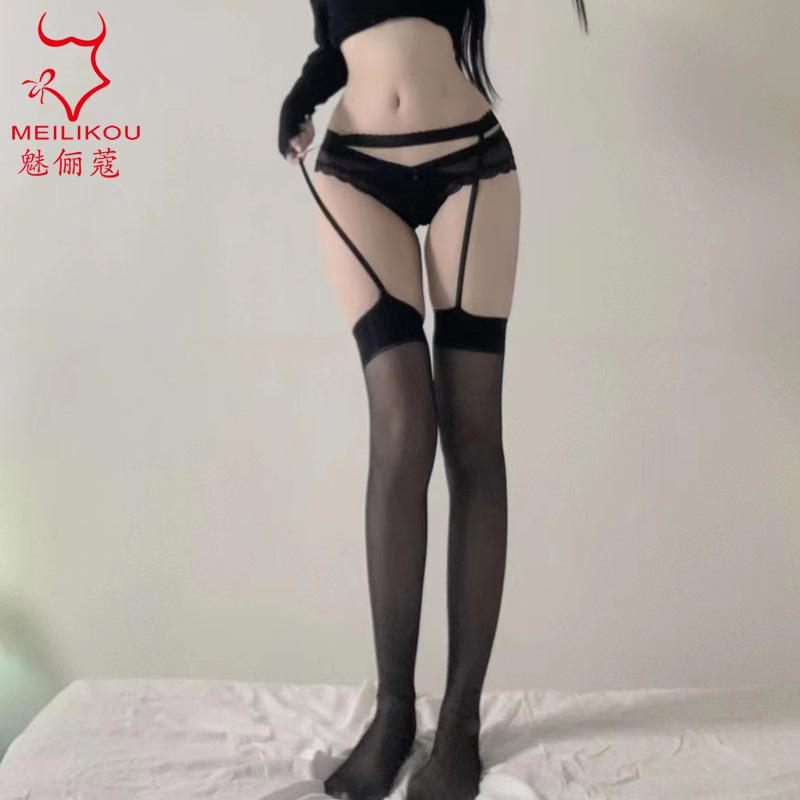 Sexy underwear women's Japanese stockings JK black silk stockings nightclub mood pure desire sexy one-piece socks A