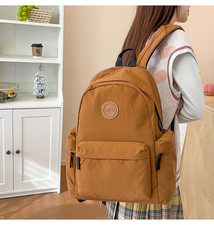Schoolbag1011 New Casual Backpack Girls Middle and High School Large Capacity Student School Bag Lightweight Outdoor Sports Travel Backpack