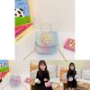 Fashionable Pearl Flower Handbag For Kids With Chic Chain Strap In Blue Purple And Pink