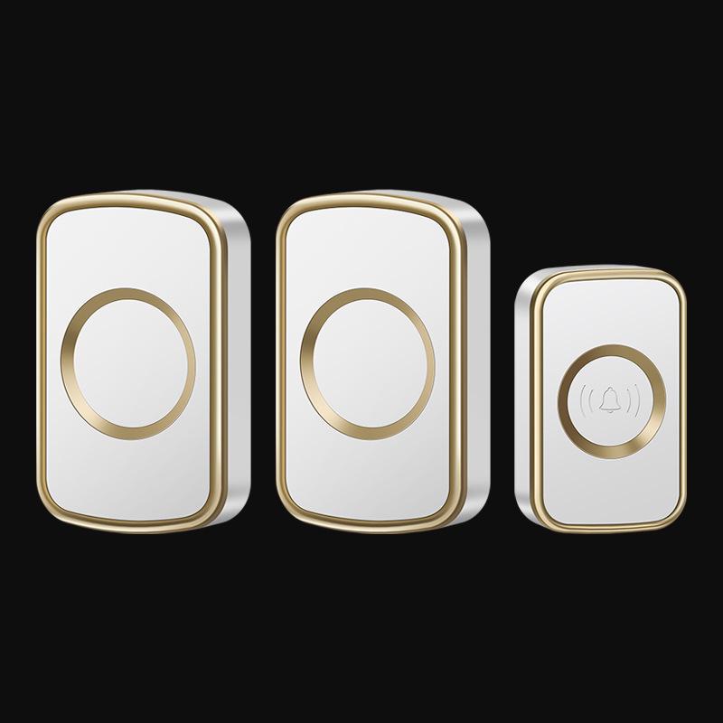 Long-Range Wireless Doorbell with Remote Control and Dual Chimes for Home & Elderly Assistance