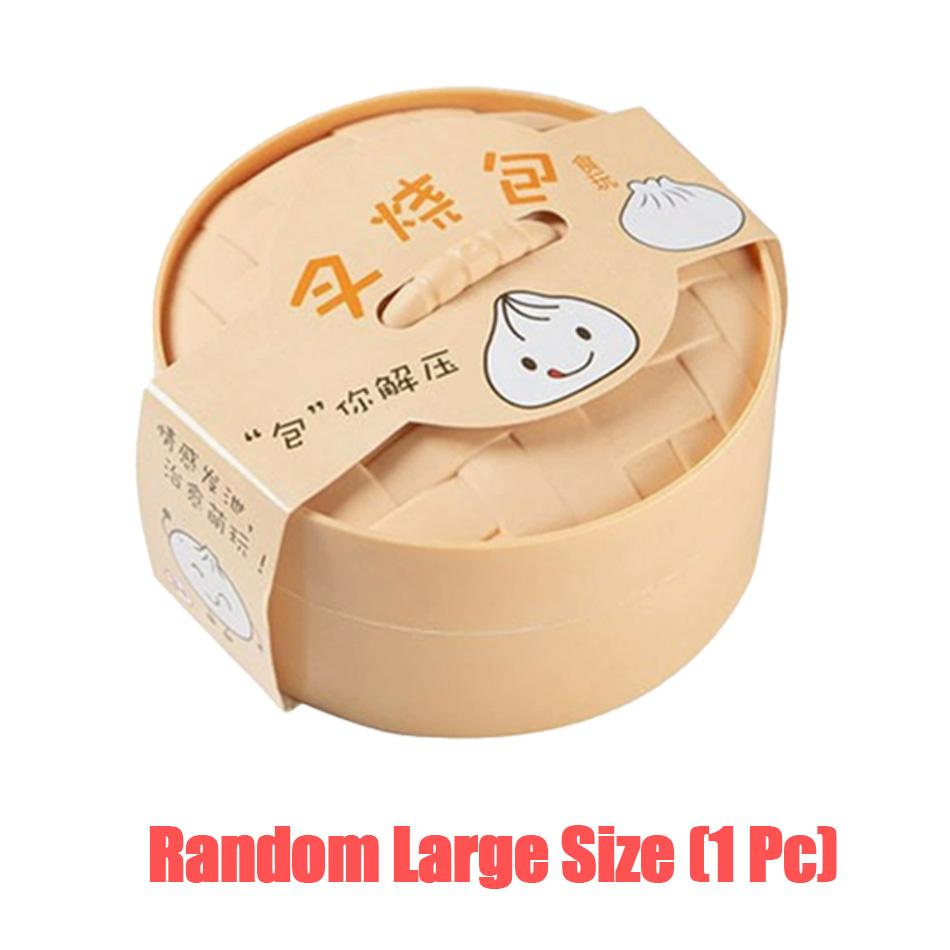 Hot Stress Relief Toys, Squishy Simulation Steamed Bun, Funny Prank Decompression Ball, Anxiety Relief Toy