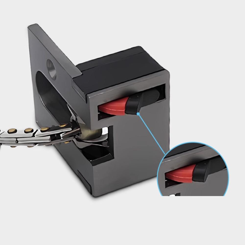 Security Lock Security Door Chain Black Anti-Theft Chain Lock Impact-Resistant Design Long-lasting Construction
