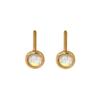 Round Earrings Small Mini Student Earrings Don't Need To Be Taken Off When Sleeping