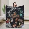 Singer Michael Jacksons MJ Tour 2026 Blanket Super Soft Cozy Throw Blankets for Bed 50x60 Inch Multi-size Plush Thin Quilt