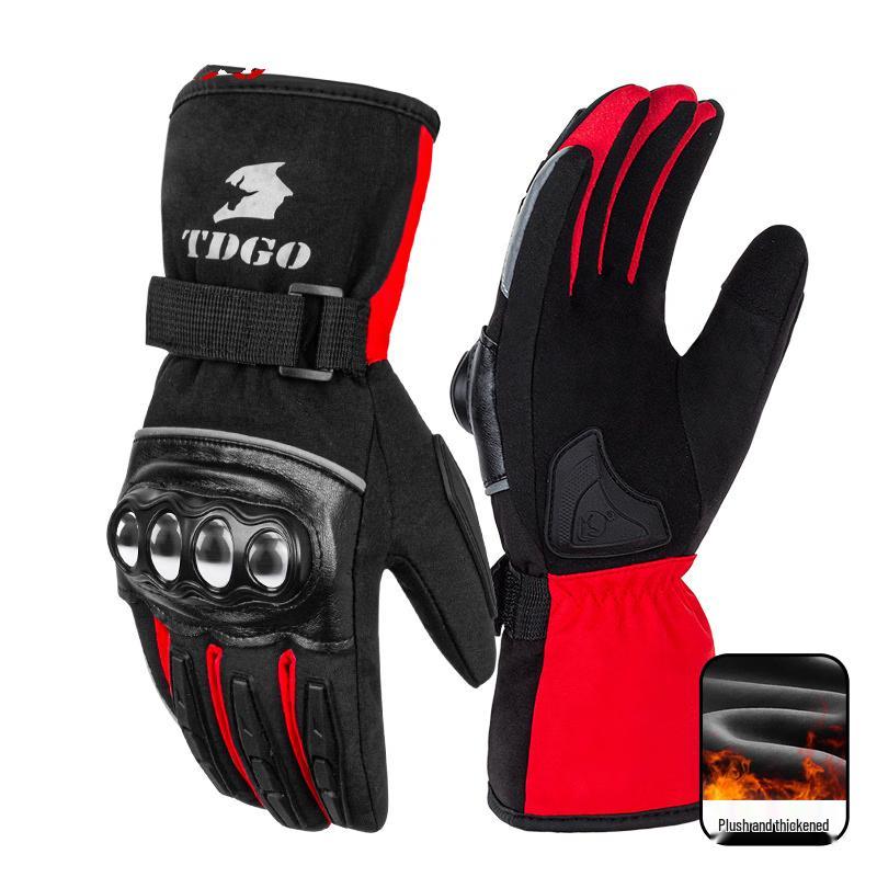 Longchan Men's Winter Motorcycle Riding Gloves
