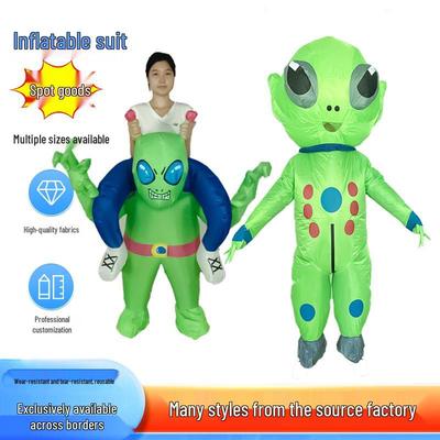 Alien Inflatable Costume for Halloween & Cosplay Pranks