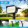 48LED Solar Rasenleuchte Außen IP65 Wasserdicht Gras Garten Landschaft Hofleuchte Erdspieß Villa Gartenbeleuchtung Baum