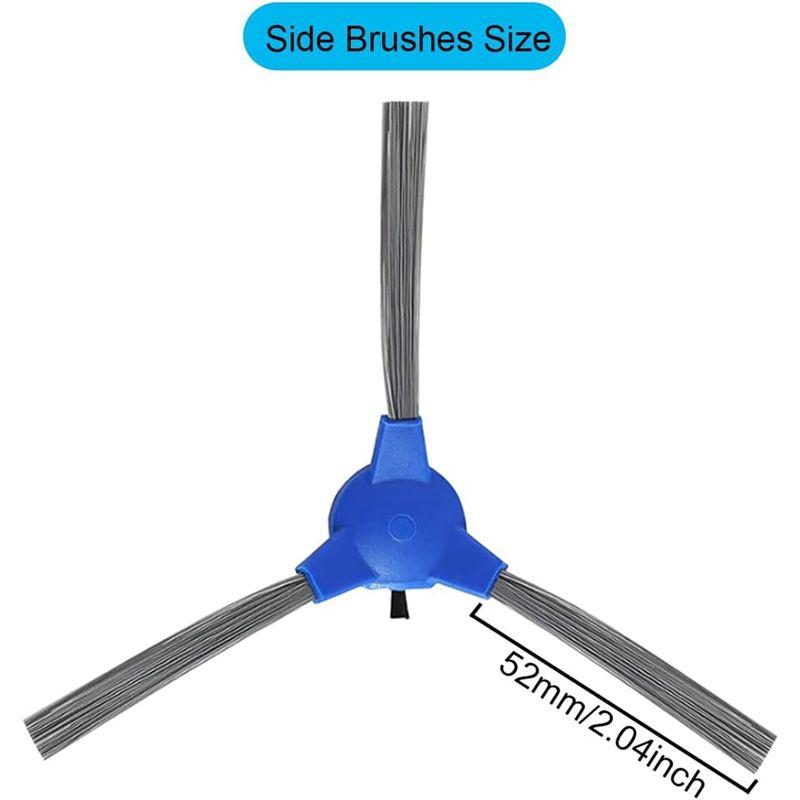 ABIY Side Brush For Eufy Robovac 11S 11S MAX 30 30C 30C MAX 15C 15C MAX 25C 35C G10 G30 G30 Edge G30 Hybrid G40 Hybrid Vacuum