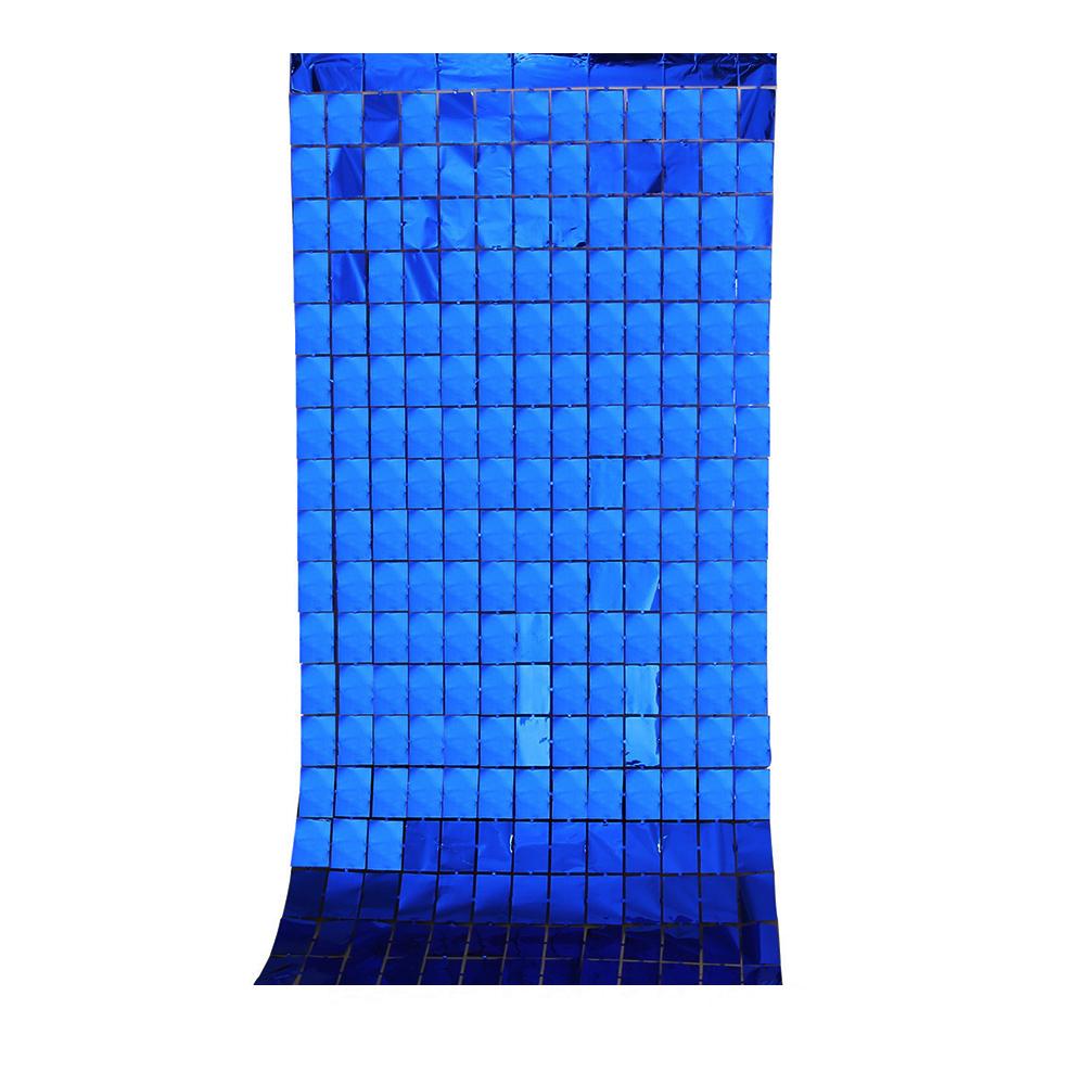 2 Tende Con Frange Dorate Glitterate Da 1 X 2,5 M, Sfondi Per Feste