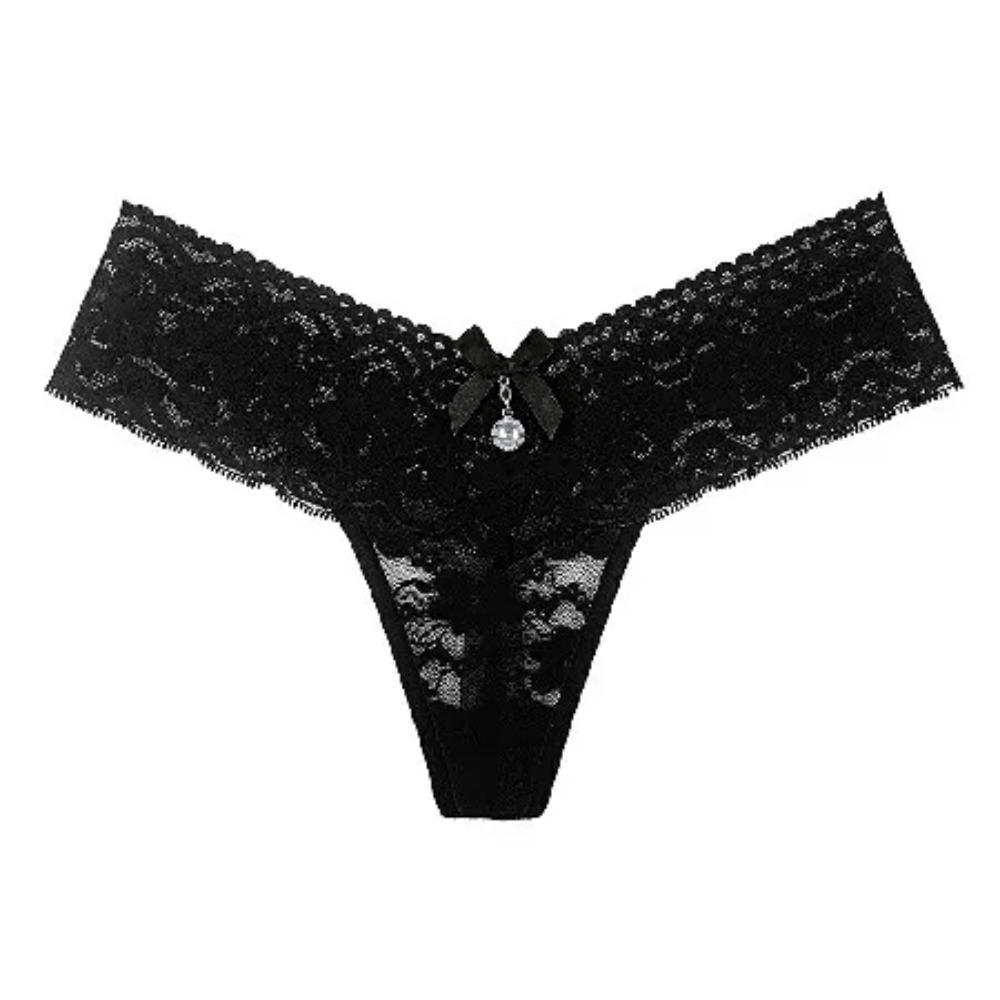 Sexy Women Panties Underwear Brazilian Thongs Girls Lace Bikini Seamless Ultra Low Waist Seamless Bow Female Bragas XS-L 2217