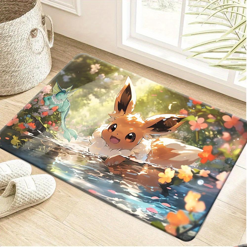 Pokemon Gengar Graveyard Night Print Non-slip Doormat Soft Floor Mat for Home Decor 40x60cm(15x23 in)