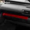 Real Carbon Fiber Interior Trim For Lexus RC300 RC350 RC200T 2015-2022 Sticker Navigation Button Cover Accessories Decor