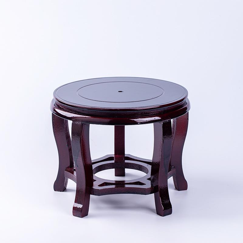 Wooden Round Base Stand for Pots and Ornaments