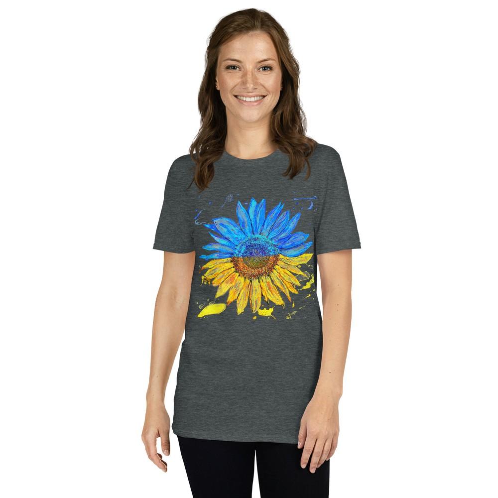 Ukraine Sunflower Ukrainian Flag TShirt