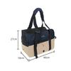 Pet camping bag waterproof breathable large capacity grid travel portable pet backpack dog outdoor