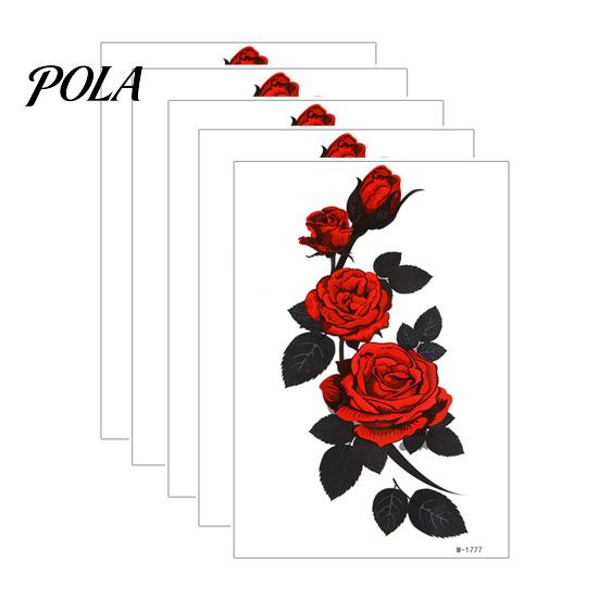 5 Sheets Tattoo Stickers, Skin-Friendly Temporary Tattoos for Adults And Kids, Easy To Apply Hypoallergenic Non-Irritating Body Art for Events And