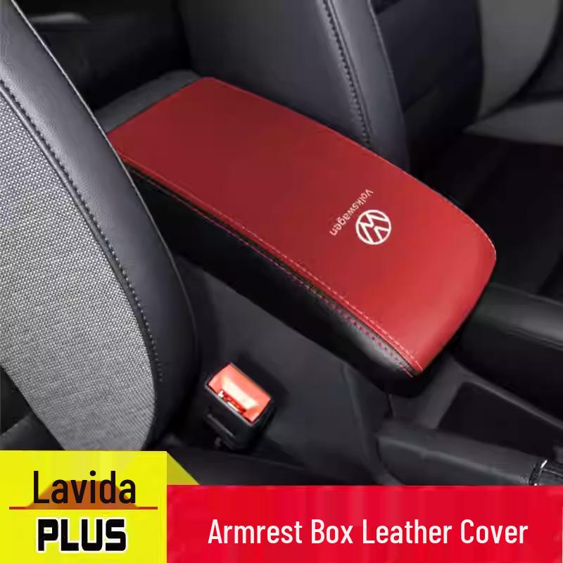 Volkswagen Center Console Armrest Cover - Microfiber Leather Protection and Renovation