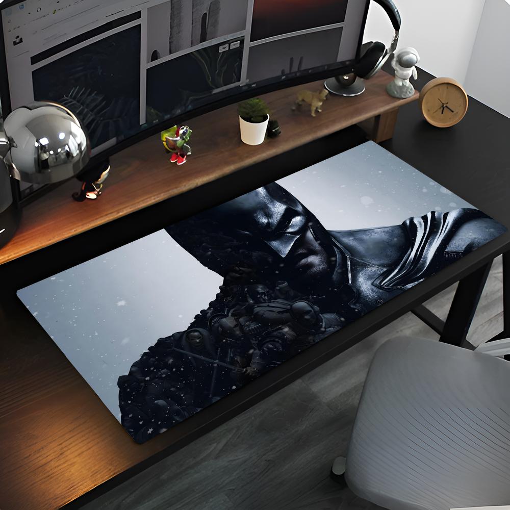 B-Batman A-Arkham Knight Mouse Pad Anime game mause pads cs lol XXL Home HD Computer Desk Mats Carpet Gamer Office Laptop Soft