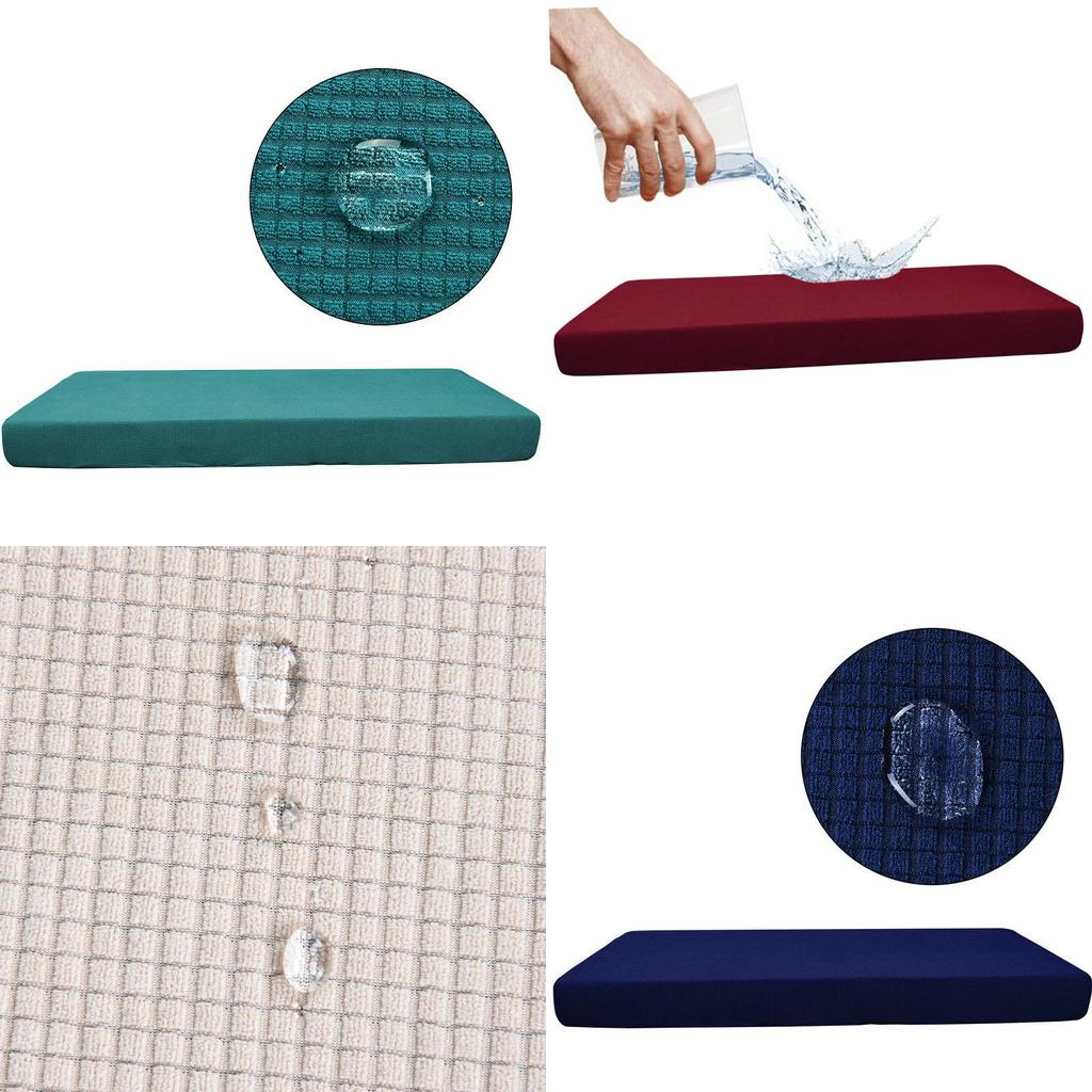 Protect Your Sofa With Waterproof Stretchy Seat Cushion Cover Anti-wrinkle Material