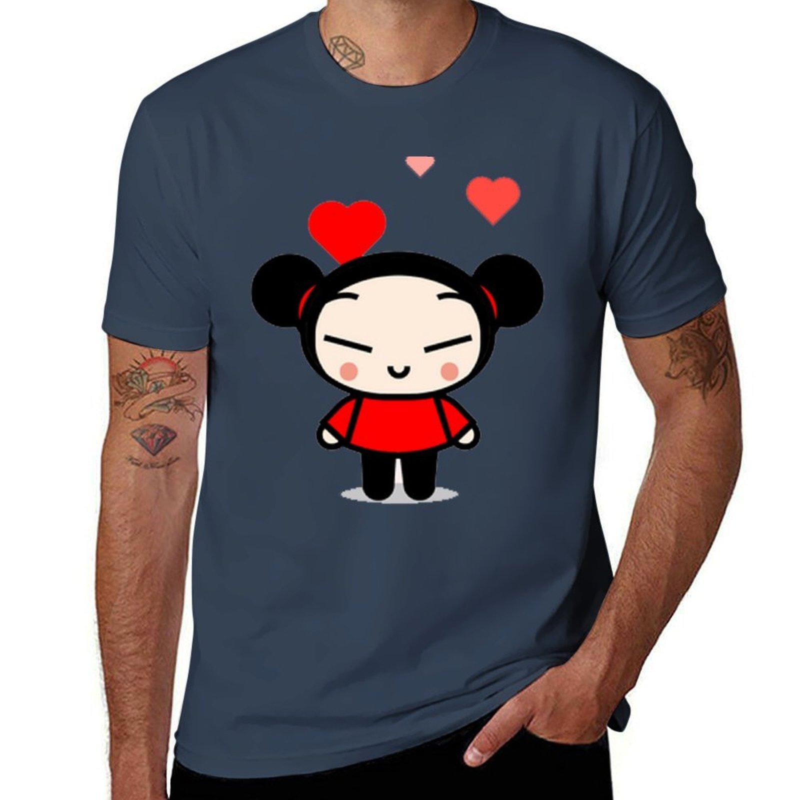 Pucca Tshirt Christmas Casual Tee Shirt S